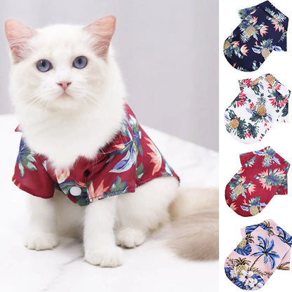 Hawaii Pet Dog Clothes for Small Dogs Cats Fashion Dogs